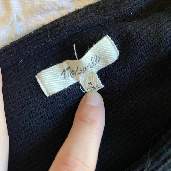 Madewell Bell Sleeve Cropped Sweater - Picture 3 of 4